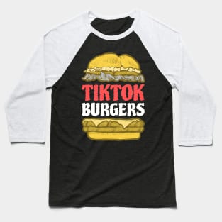 Foodie - YouTube Burgers Baseball T-Shirt